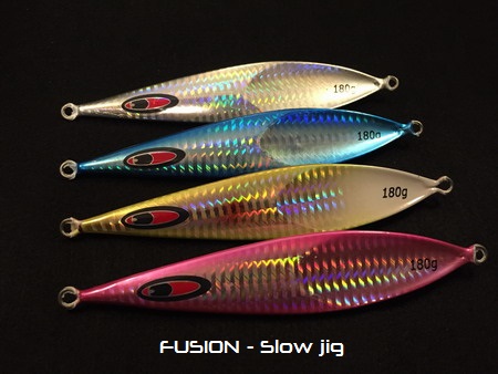 Fusion - Slow jig lure - woobling/sliding action jig - Bottom to mid-water - target all species of fishes