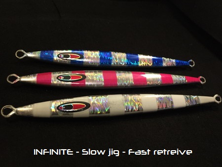 INFINITE - Slow jig lure - Fast action jig sliding - Bottom to mid-water - target all species of fishes