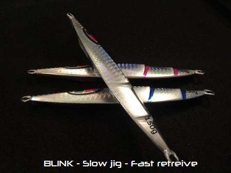 BLINK - Slow jig lure - Fast action jig sliding - Bottom to mid-water - target all species of fishes