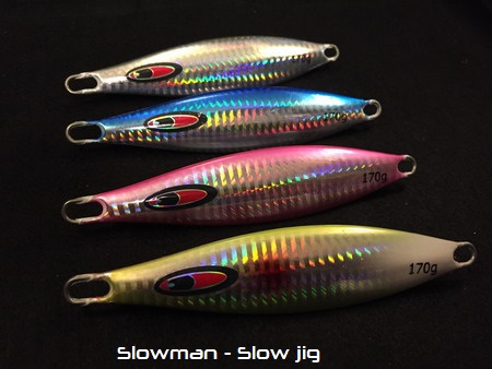 SLOWMAN - Slow pitch jig - woobling action - Bottom fishing - Snapper, Grouper